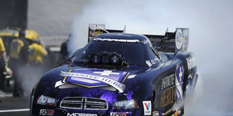 Jack Beckman made the fastest pass in NHRA Funny Car history on Saturday as he took the top qualifying spot in Seattle.
