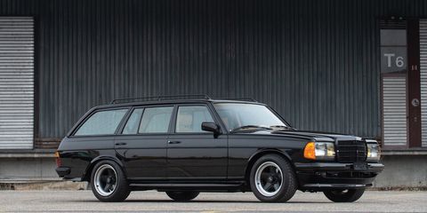 An AMG wagon from a few generations ago will be offered at auction in a few days.