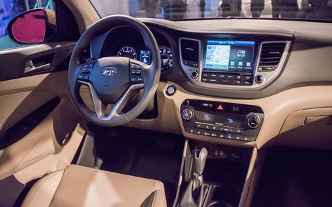 The 2016 Hyundai Tucson made its debut at the New York auto show.