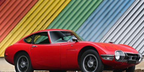 The Toyota 2000 GT has spiked in values over the last few years.