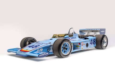 Twelve of Dan Gurney's greatest race cars are on display in a new exhibit at the Petersen Automotive Museum in Los Angeles. The exhibit opened January 27 with a gala bash attended by several hundred family, friends and fans, as well as the great Gurney himself. It runs through January of 2018.