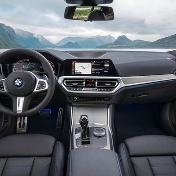 The 2019 BMW 3-Series five options for leather trim including colors and patterns.