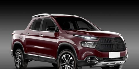 The Fiat Toro could serve as a basis for a new Ram pickup, as seen in this rendering.
