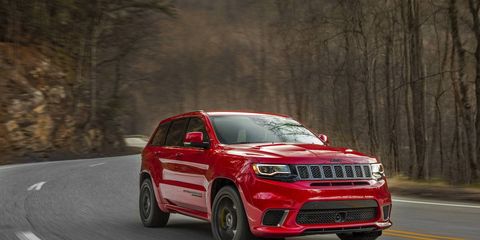 The 2018 Jeep Grand Cherokee Hellcat is the only enthusiast SUV.