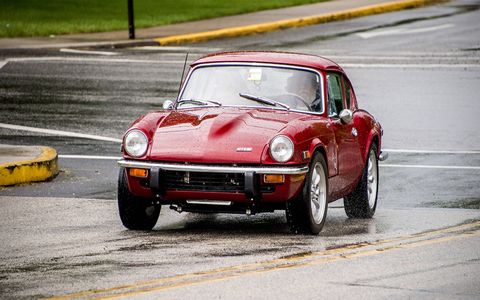 Triumph GT6 at the 2016 Carlisle Import Nationals.