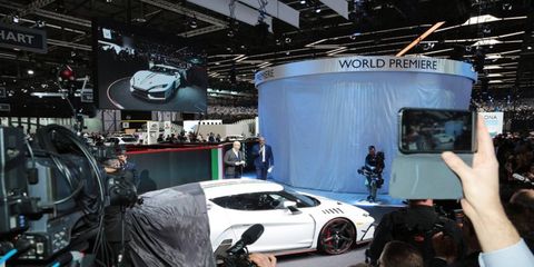 The Geneva motor show runs through March 19.