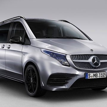 The EQV will be based on the V-Class, as our rendering shows, and is expected to go on sale in 2021.