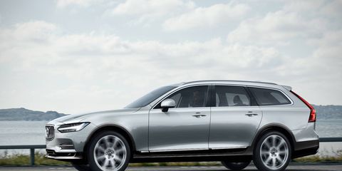 The Volvo V90 Cross Country, seen in our rendering, is expected to debut by the end of 2016 and go on sale early next year.
