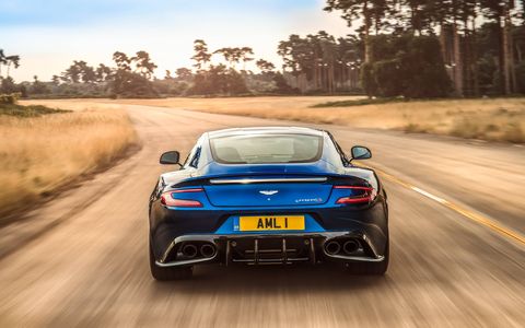 Aston Martin starts with the V12-powered Vanquish, adds horsepower, better throttle response and "greater poise" to the suspension to make the Vanquish S. Pricing is a mere $297,775, which includes destination and gas guzzler tax. And you will want to guzzle gas in this.