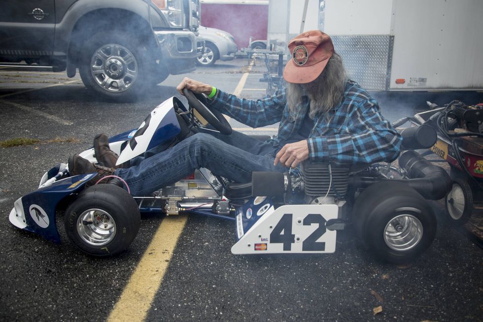 Vintage karting is bringing racers back on track