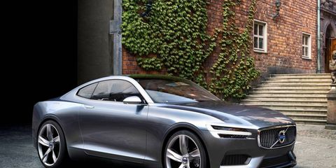 The Volvo Concept Coupe previewed a large hardtop; elements of the design were adopted by the 2017 Volvo S90 sedan.