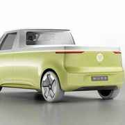 VW may greenlight several variants of the upcoming ID Buzz microbus, including pickup versions, as seen in our rendering.