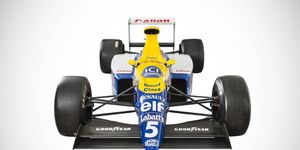 The Williams-Renault FW13B was campaigned during the 1990s season.