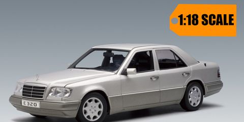 AutoArt has replicated the E320 from 1995 in 1:18 scale, but just like the real thing back in the day it's not cheap.