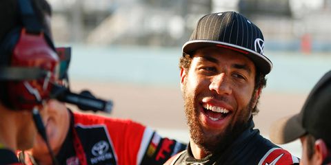 Darrell Wallace Jr. won at Homestead-Miami Speedway on Friday night.