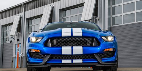 velocity blue is a new color option on the 2019 ford mustang shelby gt350