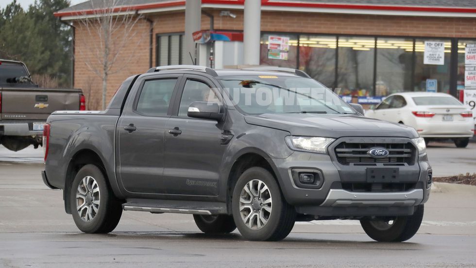 Gallery: 2019 Ford Ranger Wildtrak pickup spied testing with upcoming  Ranger Raptor