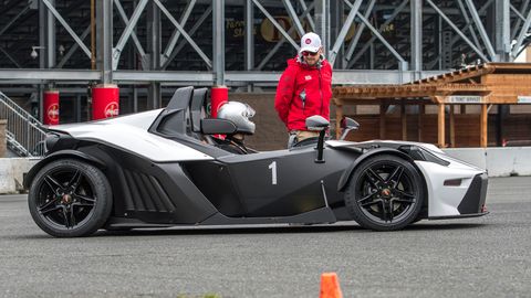 We tested the KTM X-Bow Comp R at Sonoma Raceway in California.