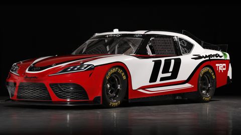 Toyota officially unveiled the Supra as the race car to replace the Camry in the NASCAR Xfinity Series starting in 2019.