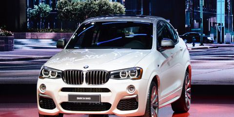The BMW X4 M40i made its debut at the 2016 Detroit auto show.