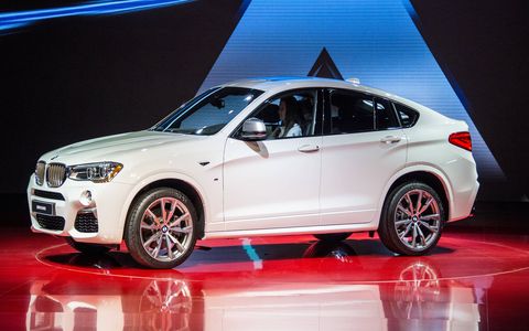 The BMW X4 M40i made its debut at the 2016 Detroit auto show.