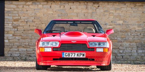 This 1986 Aston Martin V8 Vantage Zagato has covered just under 400 miles in its 32 years.
