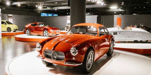 A number of important Zagato-designed cars will be on display, including the Maserati A6G/54.