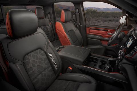 Take a look inside and outside the all-new 2019 Ram 1500 Rebel pickup.