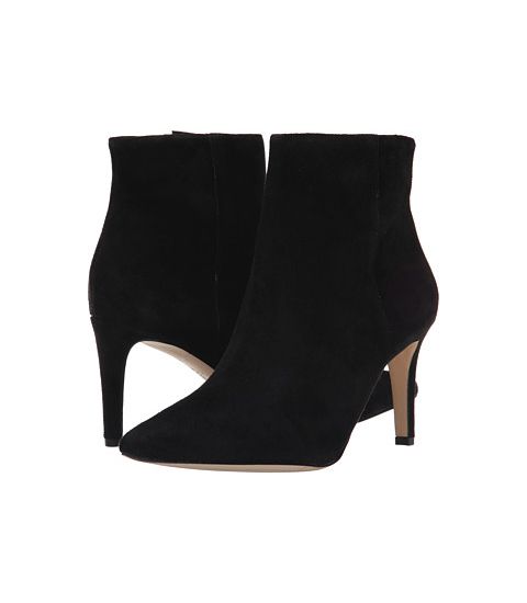 Suede 2024 black booties