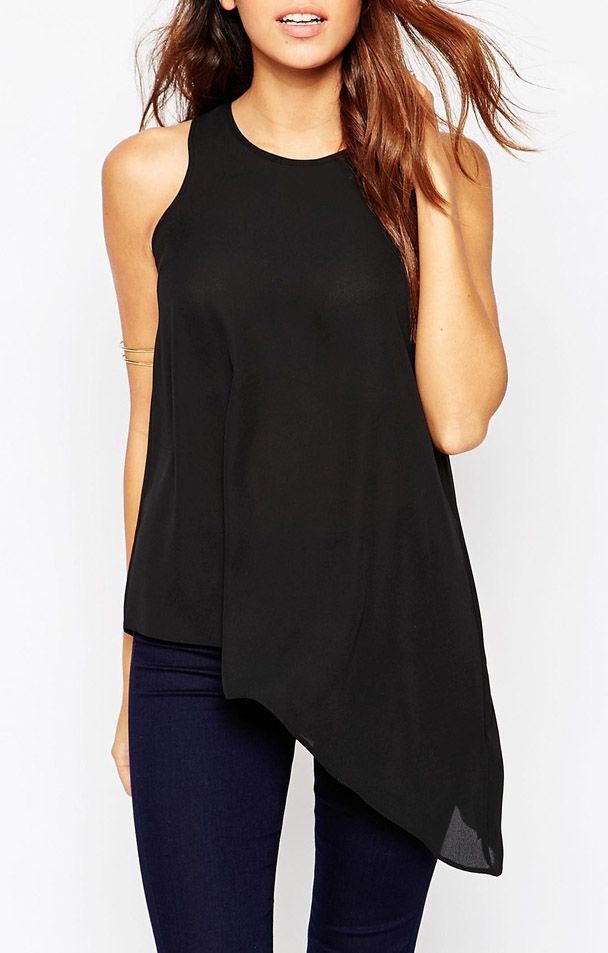 Asymmetrical tops sales