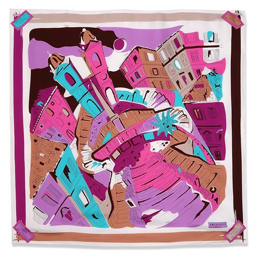 9 Best Emilio Pucci Scarves 2018 - Cities of the World Scarves by Emilio  Pucci