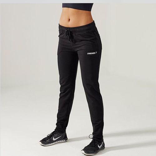Gymshark Sweatpants Womens Medium Gray Jogger Wide Drawstring