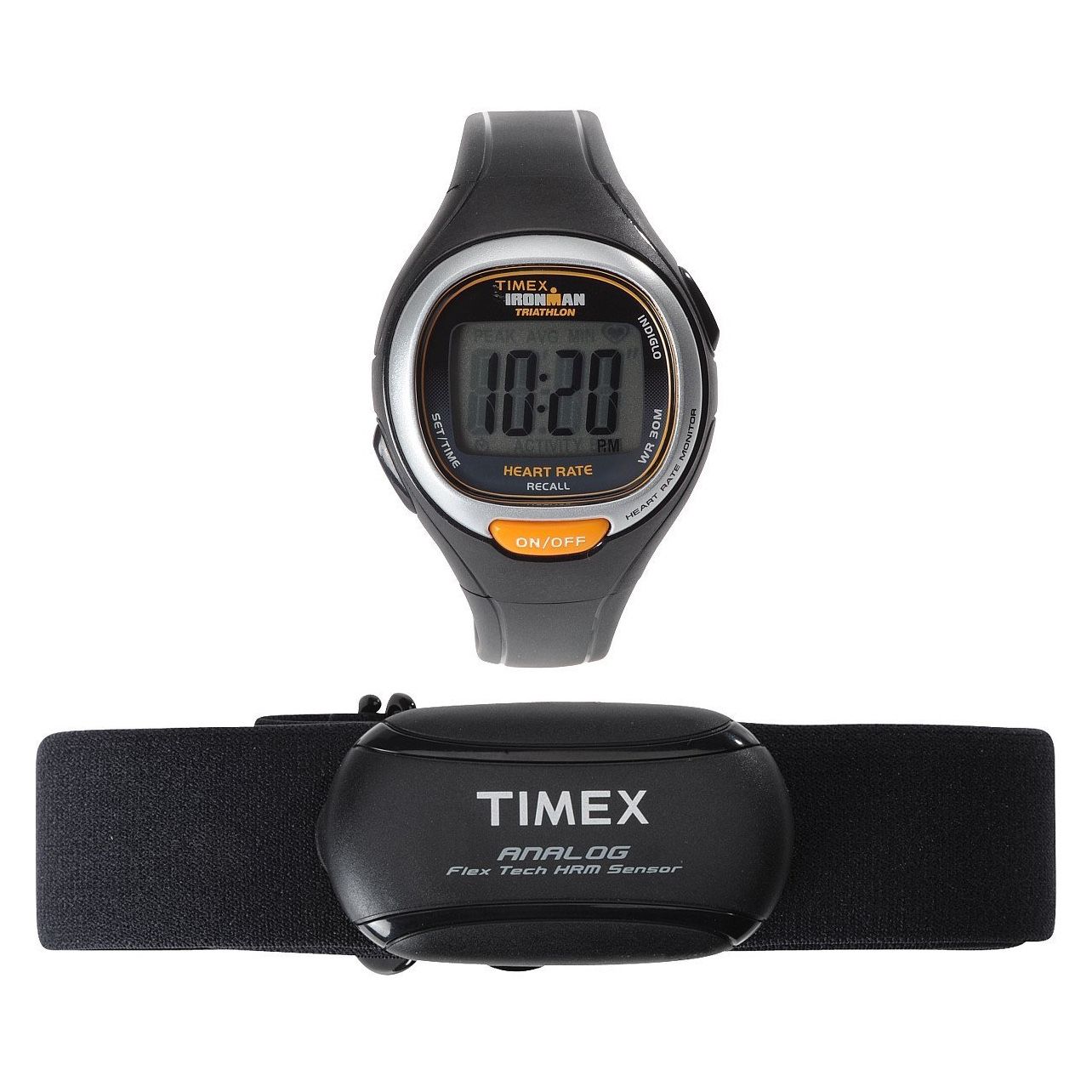 Timex heart rate monitor best sale watch with chest strap