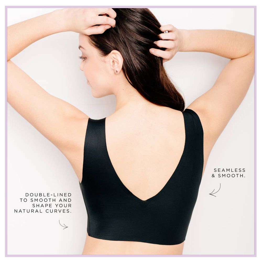 The V-Neck Bra's hardware-free design means you never have to worry about  uncomfortable plastic or metal pieces digging into your skin.…