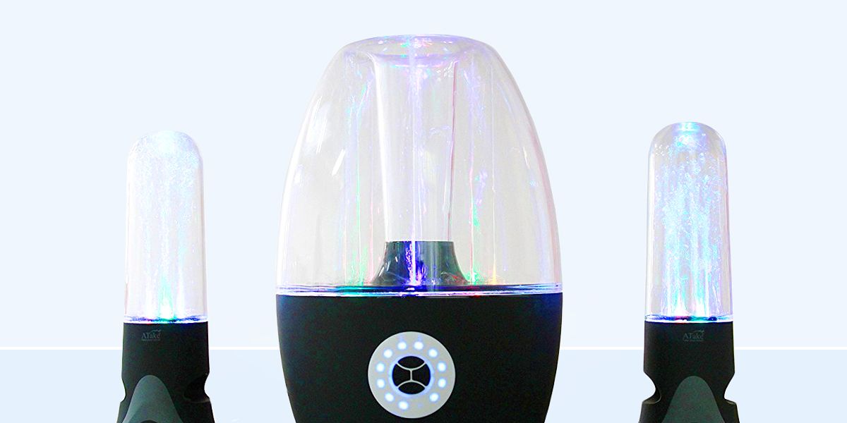SoundSOUL Fountain Dancing Bluetooth Speakers, Black