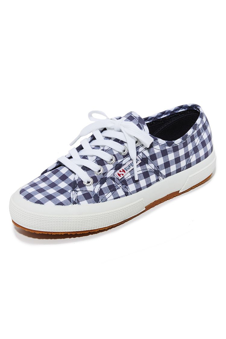Superga gingham sneakers best sale