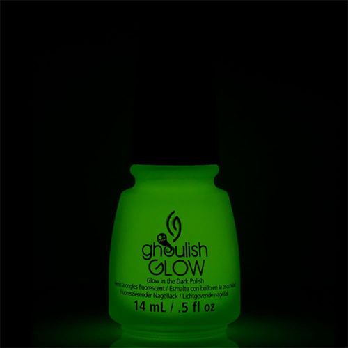 China Glaze Glow In The Dark Nail Polish Topcoat - Ghoulish Glow