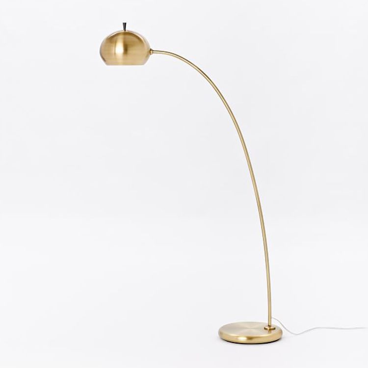 Meryl arc brass on sale floor lamp