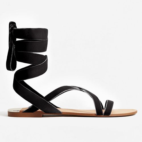 Velvet sandals Chanel Black size 35 EU in Velvet - 24982765