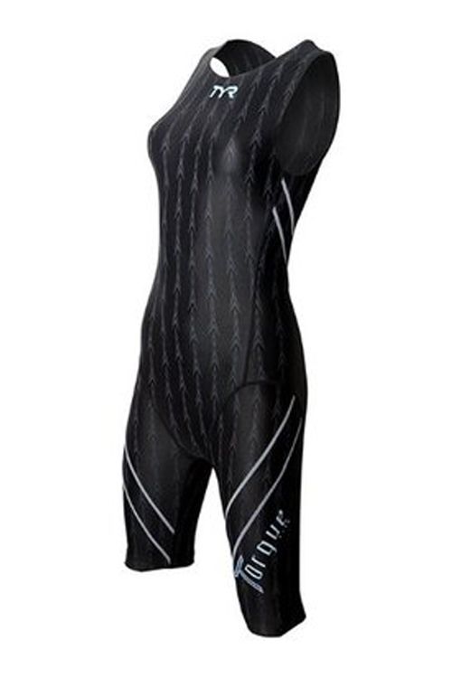 TYR Men's Carbon Padded Front Zip Tri Suit