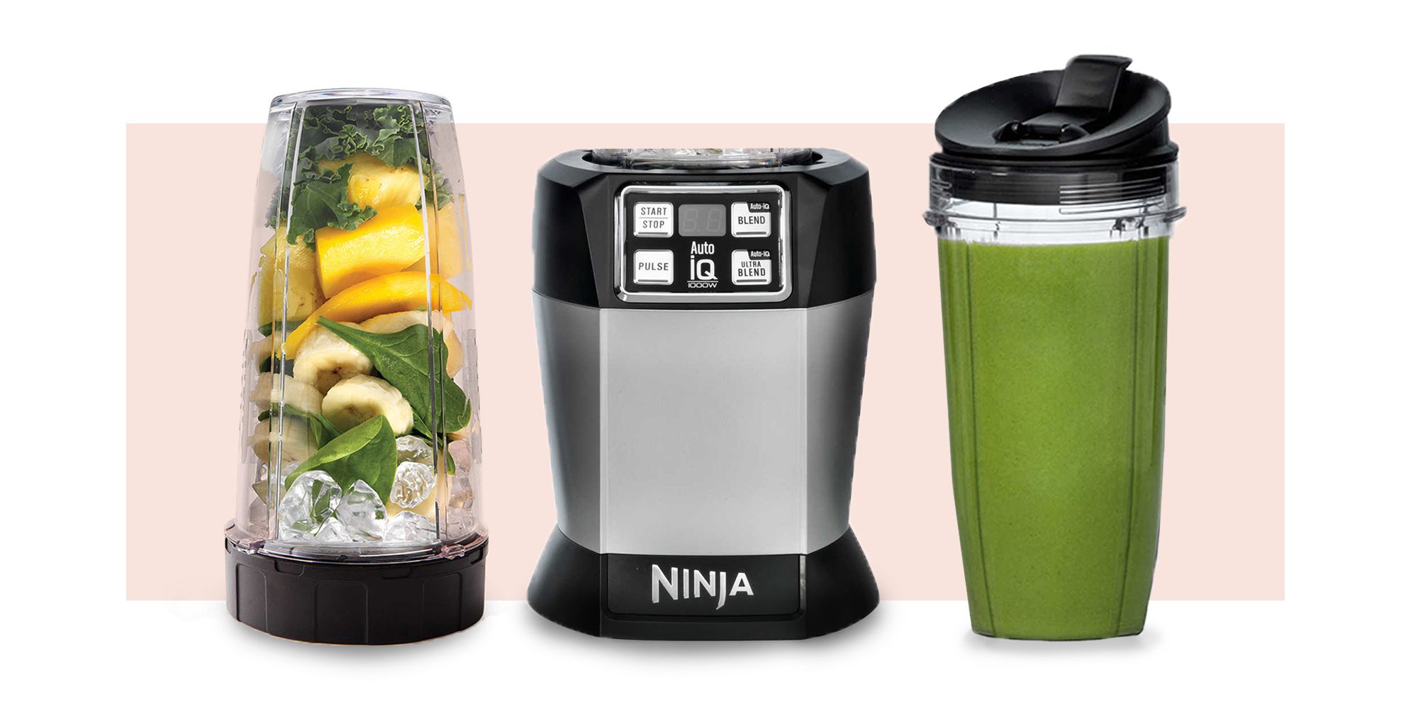 Ninja Nutri DUO Blender w/ cups, lids, dough blade & more: $80 for