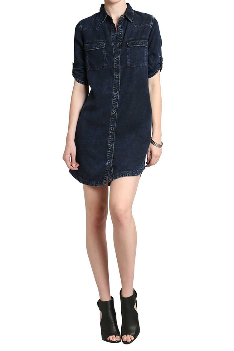 Buy Gap Medium Blue Denim Utility Sleeveless Shirtdress from the  OnlinenevadaShops online shop