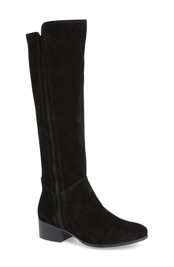 black suede boots womens