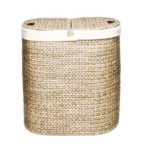 14 Best Wicker Laundry Baskets In 2018 Woven Hampers Seville Clics Hyacinth Double Hand Woven