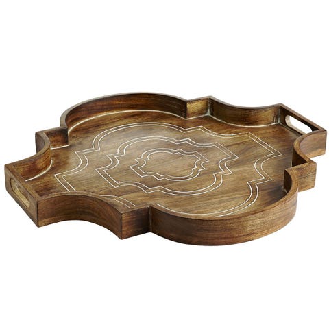 11 Best Ottoman Trays Of 2018 Stylish Serving For Your Pier1 Quatrefoil Tray
