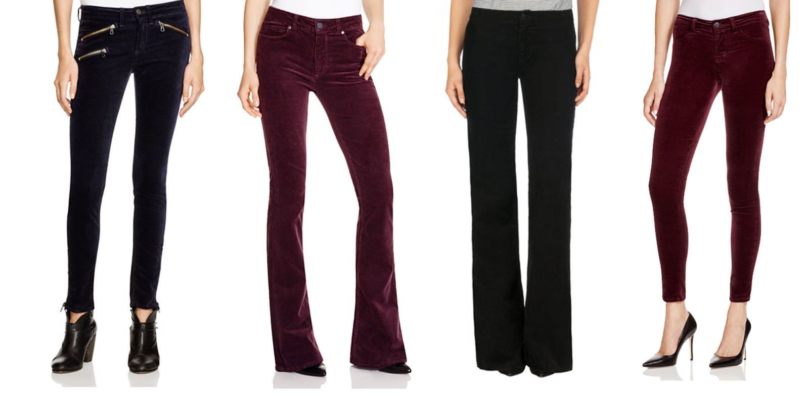 velvet womens pants