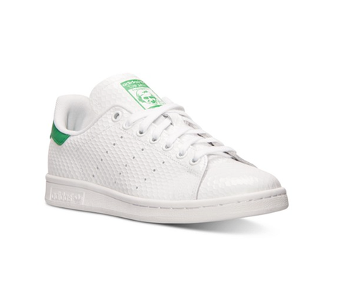 stan smith sneakers for women in green and white