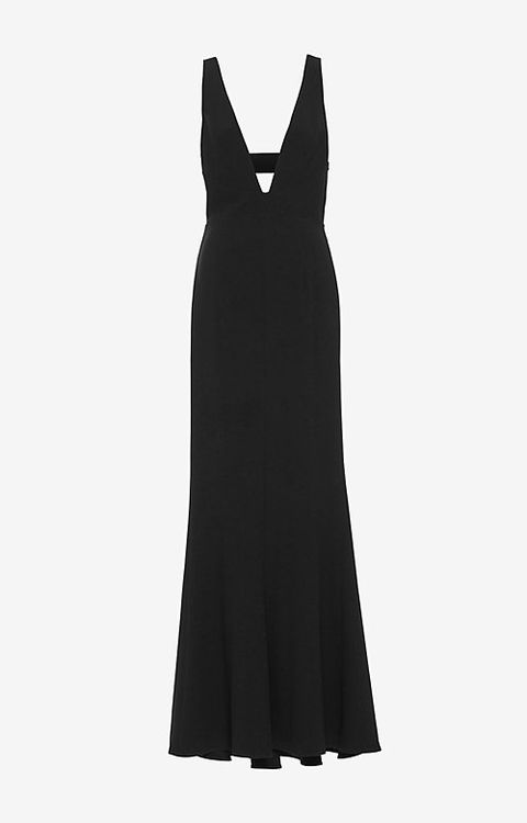 exclusive for intermix keegan gown in black