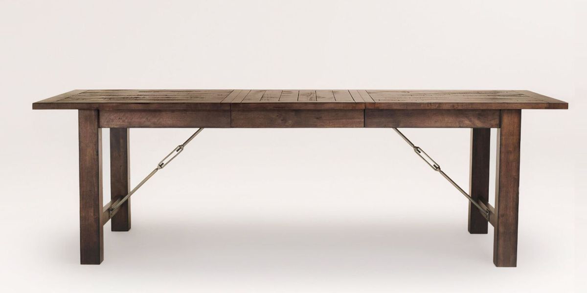 World Market wood garner extension dining table