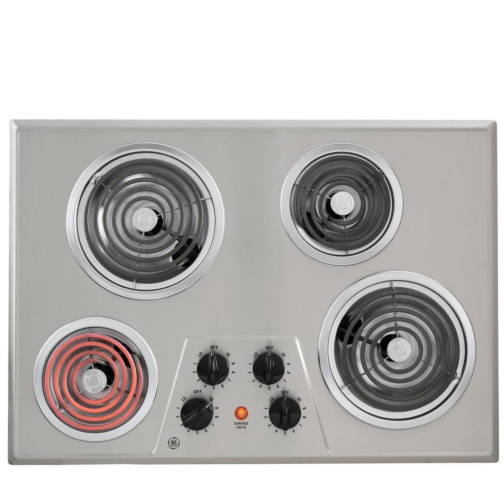 4 burner ge electric cooktop
